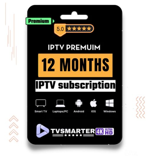 12 Months IPTV