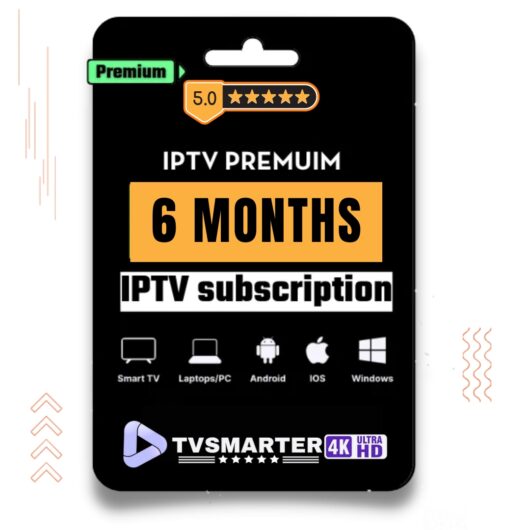 6 months IPTV
