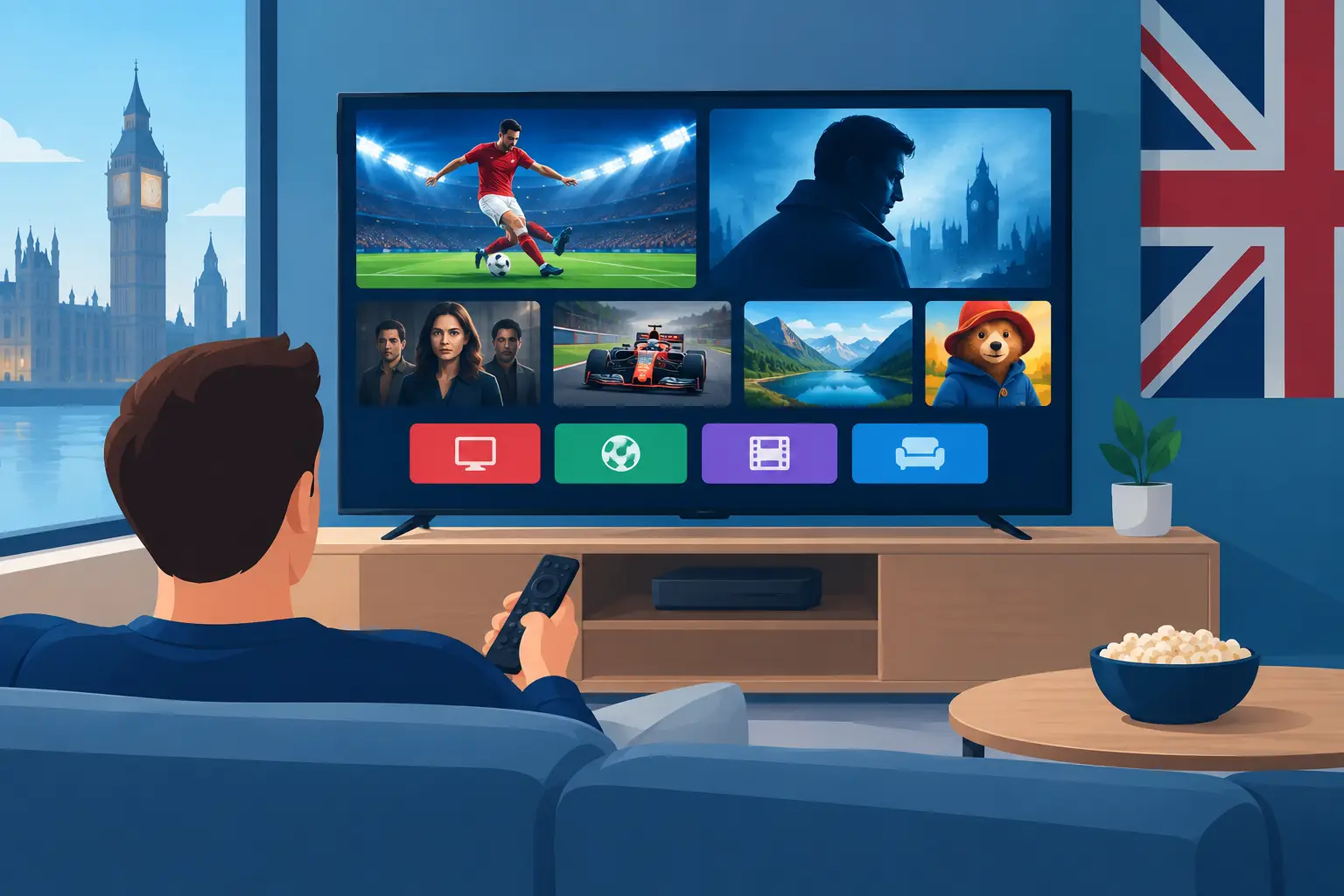 Best IPTV UK for Live TV, Sport and Films